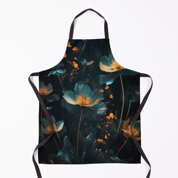 Item preview, A photo of some colorful flowers on a black background designed and sold by aiphotosart.