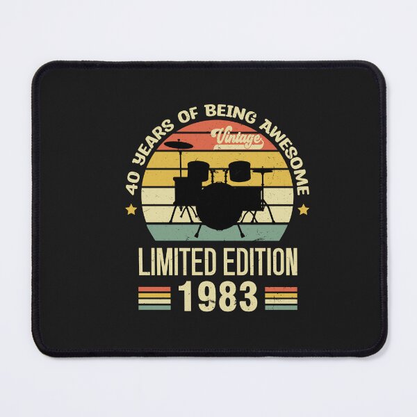 Item preview, Vintage 1983 Drums 40th Birthday Drummer designed and sold by SOUFIANE1991.