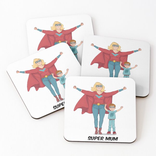 Item preview, Super Mom Deserves a Superhero Comic Strip designed and sold by Sticker-by-Mia.