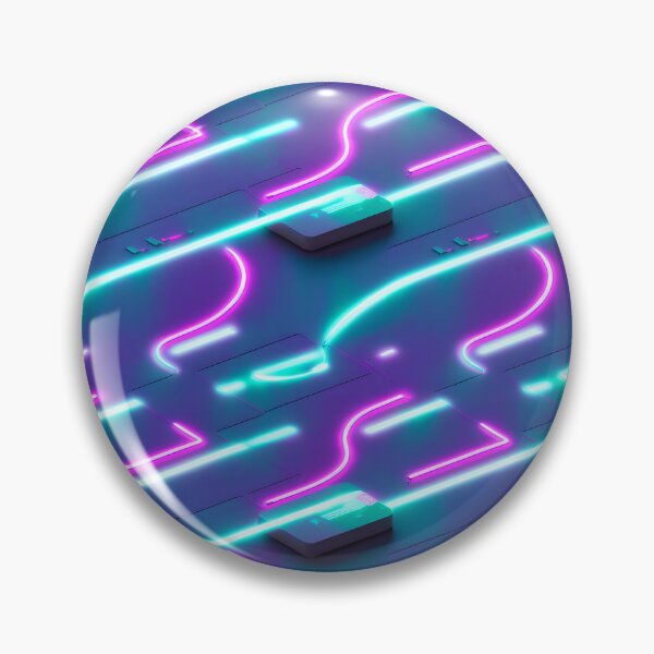 Item preview, Abstract Neon Retro Synthwave Color Pattern #5 designed and sold by Infinitelypink.
