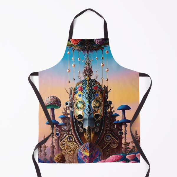 Item preview, Robotic head with natural elements, illustration. designed and sold by HAKKI ARSLAN.