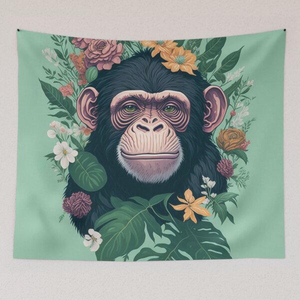 Item preview, Vintage Chimpenzee - Cute Animal Sticker designed and sold by joejiing.
