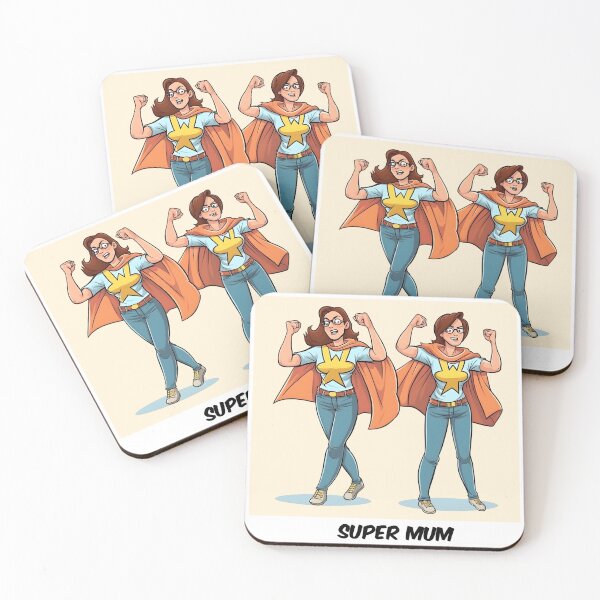 Item preview, Superhero Mom Comic  designed and sold by Sticker-by-Mia.