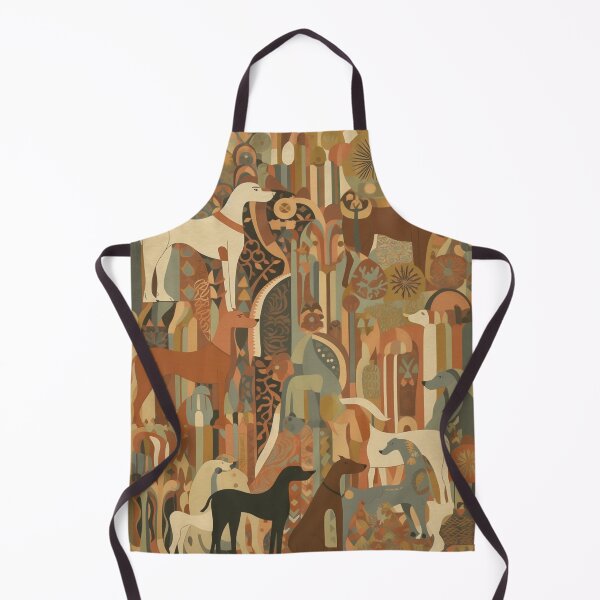 Item preview, Illusionistic Dogs Digital Art - UHD Print on Demand Wall Art - Fun and Funky Animal Home Decor designed and sold by stateofhuman.