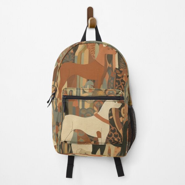 Item preview, Illusionistic Dogs Digital Art - UHD Print on Demand Wall Art - Fun and Funky Animal Home Decor designed and sold by stateofhuman.