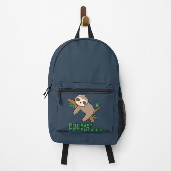 Item preview, Not fast not furious sloth hanging on a tree designed and sold by Donutlovers.