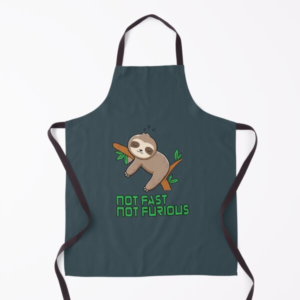 Item preview, Not fast not furious sloth hanging on a tree designed and sold by Donutlovers.