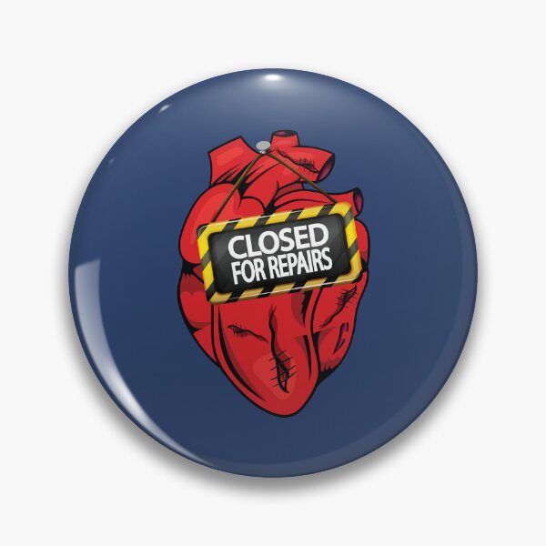 Item preview, Funny heart closed for repairs designed and sold by Donutlovers.