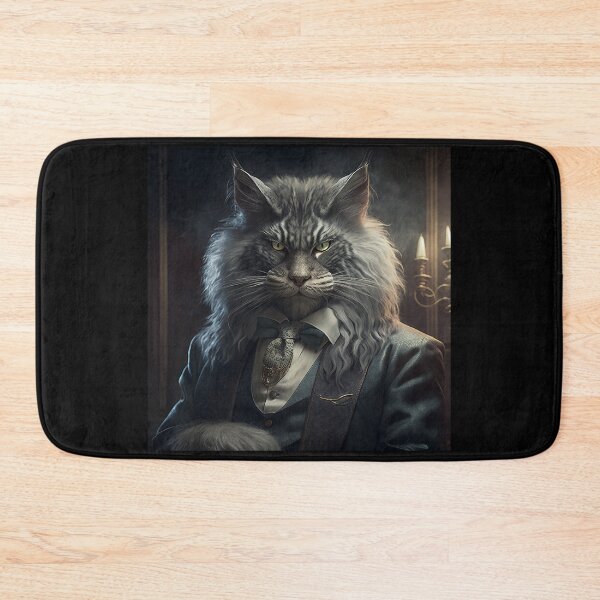 Item preview, Vintage style Portrait Gentleman cat - cat lover designed and sold by SameeraDammeyer.