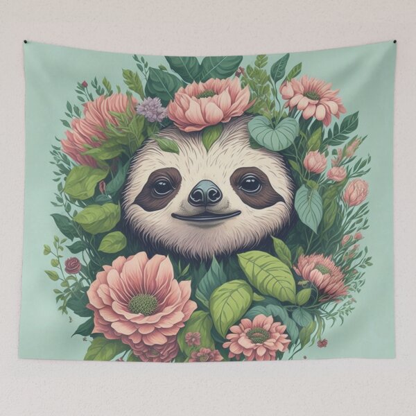 Item preview, Vintage Sloth - Cute Animal Sticker designed and sold by joejiing.