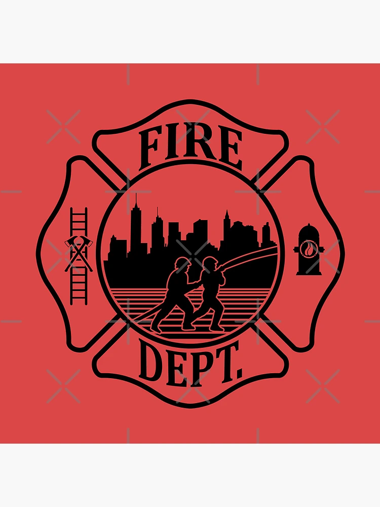 Thumbnail 4 of 4, Clock, Fire Department designed and sold by BrightSquare.
