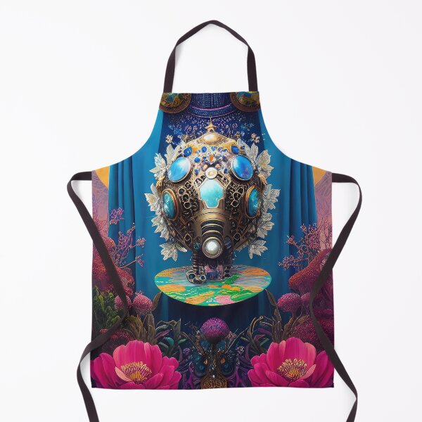 Item preview, Robotic head with natural elements, illustration. designed and sold by HAKKI ARSLAN.