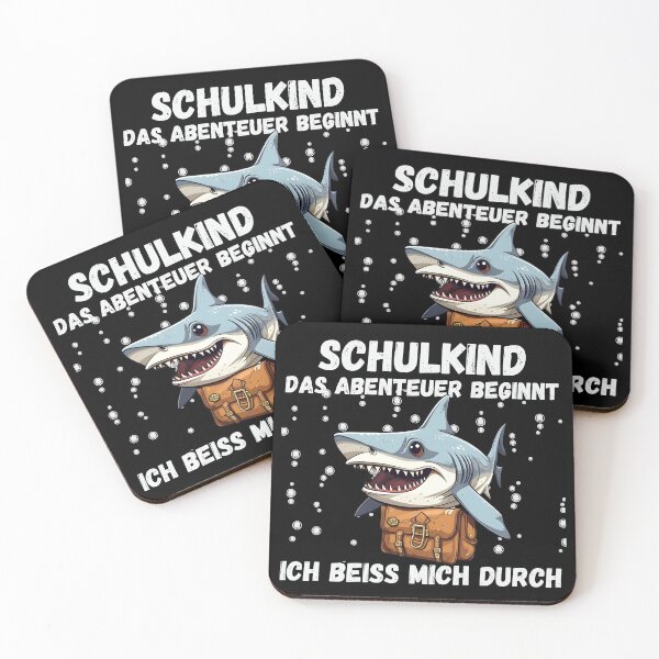 Item preview, School enrollment shark first class first grader saying schoolchild designed and sold by Kentala.