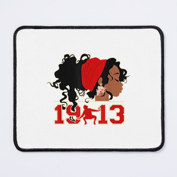 Item preview, Delta 1913 Afro Natural Hair Sigma Theta Hand Sign Elephant designed and sold by israelvelasquez.