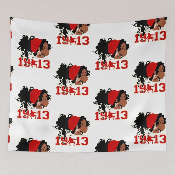 Item preview, Delta 1913 Afro Natural Hair Sigma Theta Hand Sign Elephant designed and sold by israelvelasquez.