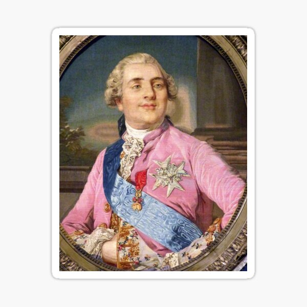 headless king louis XVI Sticker for Sale by lesincroyables