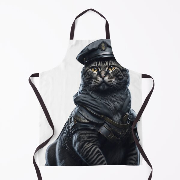 Item preview, "Warrior Cat: On Duty and Ready to Purr-tect" designed and sold by ZXSTORE.