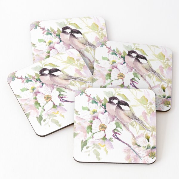 Item preview, Chickadee and Dogwood designed and sold by surenart.