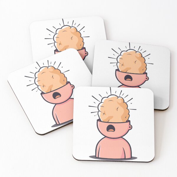Item preview, Genius Emoji: Big Headed Person Surprised by Their Brilliance designed and sold by NoursDesigner.