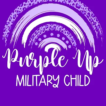 Imagen de la obra Purple Up Military Child Boho Rainbow Military Purple Up Gear de DynamicDesign