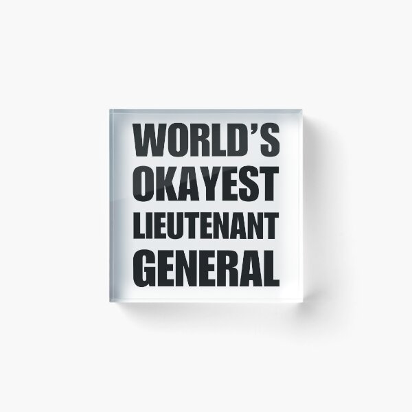 Item preview, Funny World's Okayest Lieutenant General Coffee Mug designed and sold by christianadams.