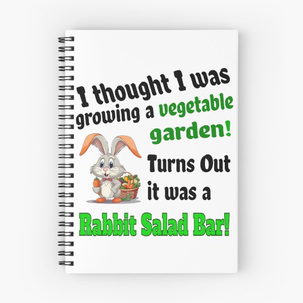 Item preview, Humorous, funny, gardening design of a rabbit stealing from a vegetable garden Classic T-Shirt designed and sold by Image-Caption.