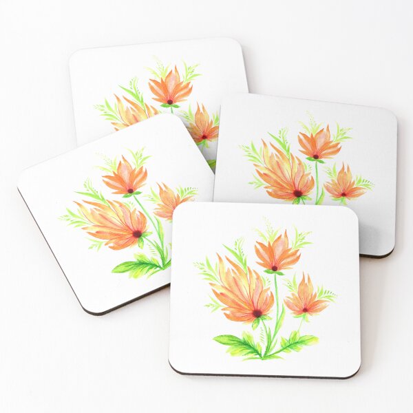 Item preview, Ukrainian art Petrykivka art Ukrainian orange flowers  designed and sold by Sunflower-7.