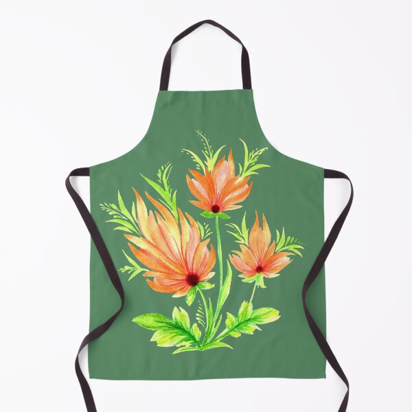 Item preview, Ukrainian art Petrykivka art Ukrainian orange flowers  designed and sold by Sunflower-7.