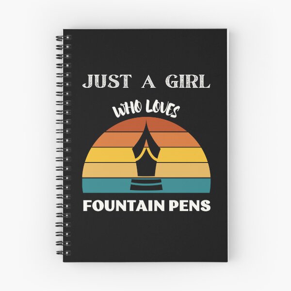 Item preview, Just A Girl Who Loves Fountain Pens designed and sold by Leaping-Toad.