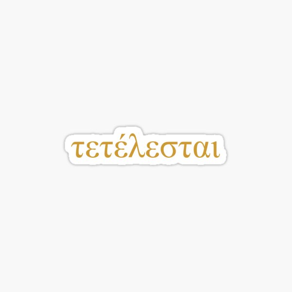 Artikel-Vorschau von Christliches Zitat - Tetelestai, designt und verkauft von Bethel  Store.