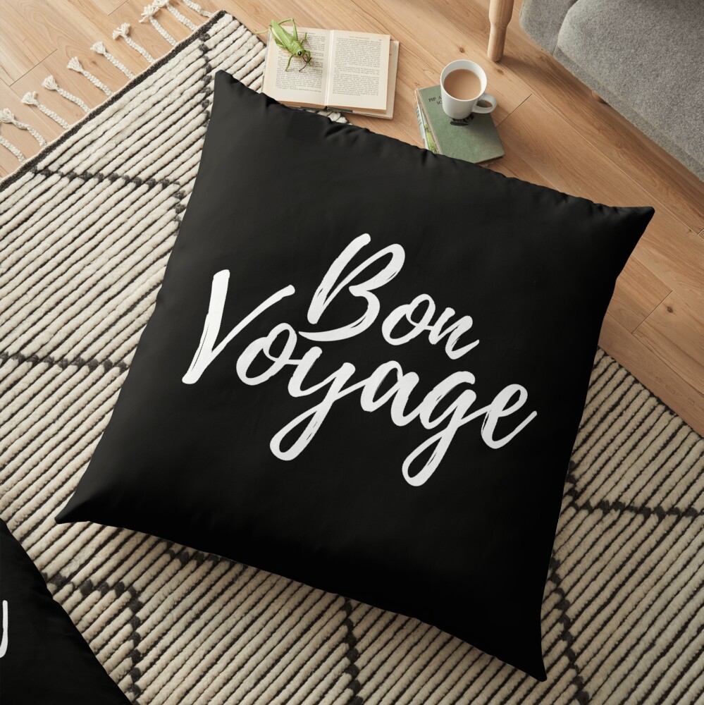 bon voyage pillow