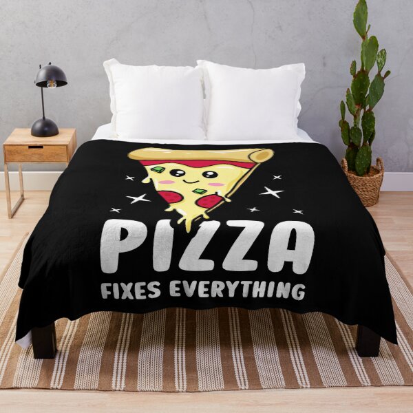 Item preview, Pizza Fixes Everything Funny Pizza Lover Kawaii designed and sold by Designer-Girl.