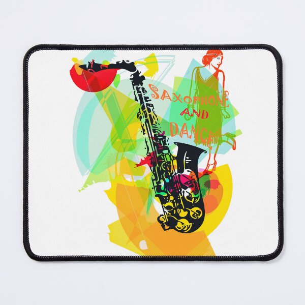 Item preview, Colorful Saxophone And Dance Vintage designed and sold by adamtepl.