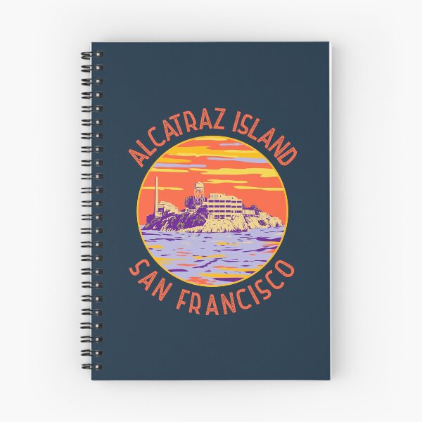 Item preview, Alcatraz Island San Francisco Distressed Circle designed and sold by KrisSidDesigns.