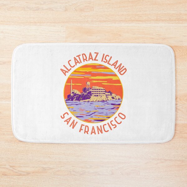 Item preview, Alcatraz Island San Francisco Distressed Circle designed and sold by KrisSidDesigns.