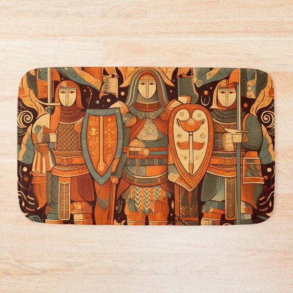 Item preview, Shrouded in Mystery: Masked Medieval Soldier Pattern designed and sold by SweetRepeat.