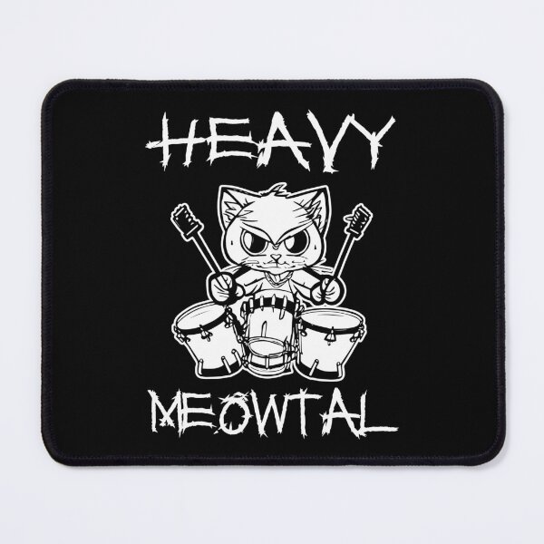 Item preview, HEAVY MEOWTAL cat meow meowtallica cats kitten designed and sold by w1ckerman.