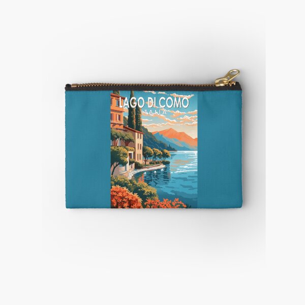 Item preview, Lago di Como Italia Travel Art Vintage designed and sold by KrisSidDesigns.