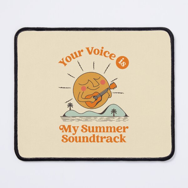 Item preview, Your Voice is My Summer Soundtrack designed and sold by MocaCreative.
