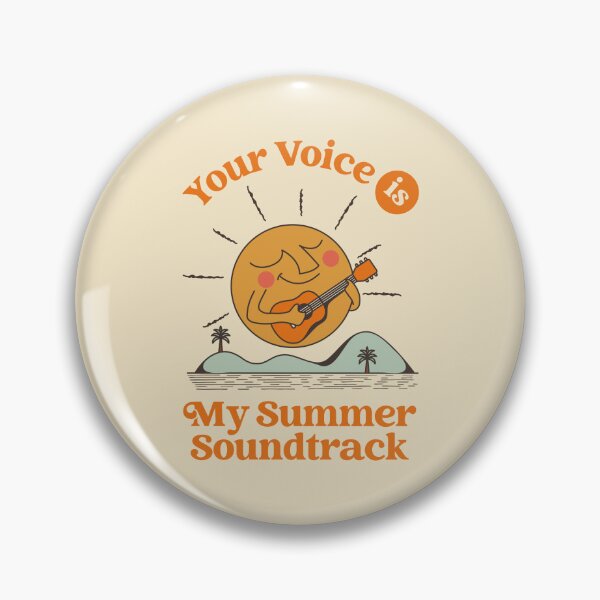 Item preview, Your Voice is My Summer Soundtrack designed and sold by MocaCreative.