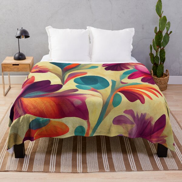 Item preview, Modern exotic floral jungle pattern. Collage contemporary pattern. Aquarelle style pattern. designed and sold by anytka.