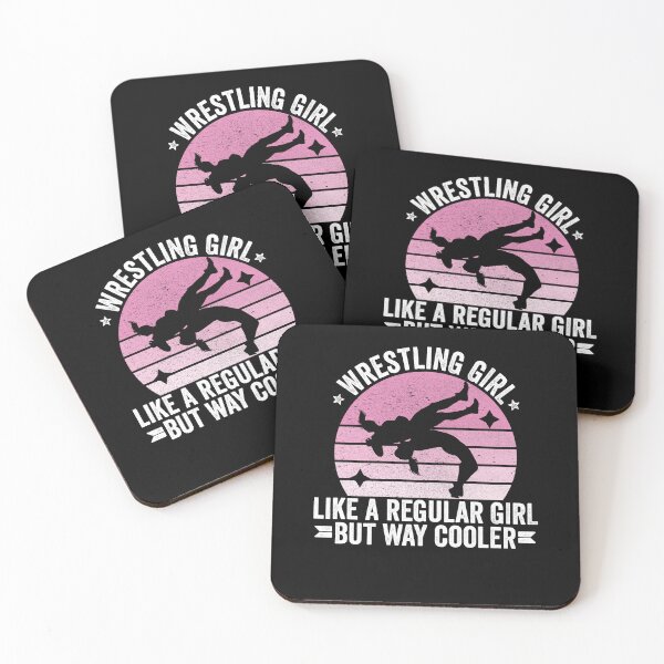 Item preview, Wrestling Girl Like a Regular Girl but Way Cooler - Female wrestlers designed and sold by nubiguru.