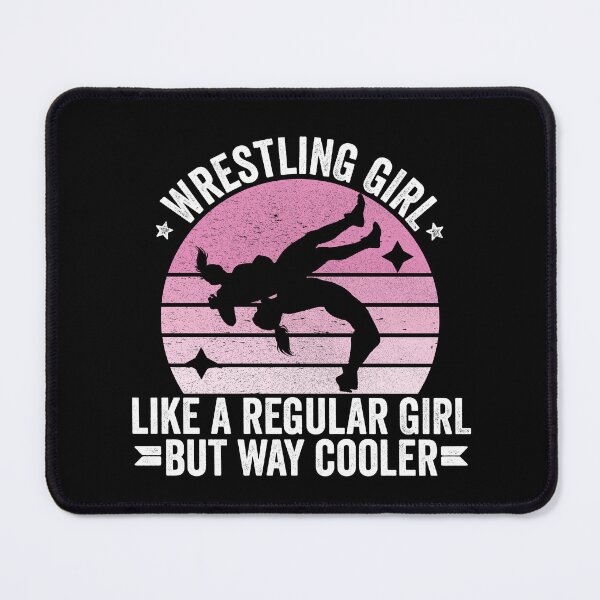 Item preview, Wrestling Girl Like a Regular Girl but Way Cooler - Female wrestlers designed and sold by nubiguru.