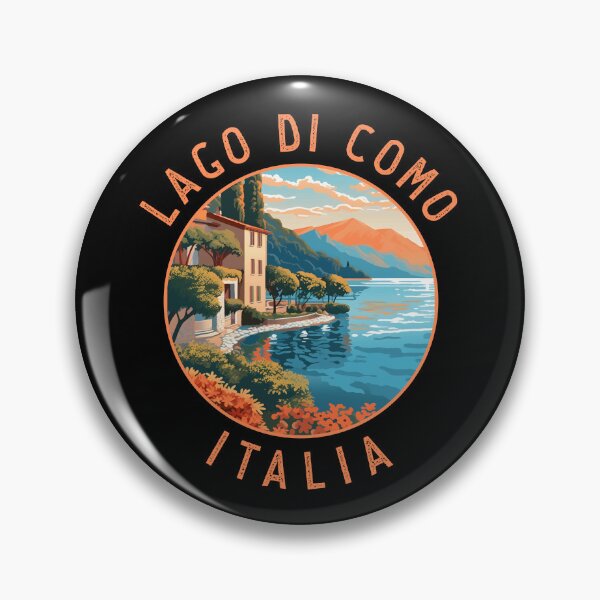 Item preview, Lago di Como Italia Distressed Circle designed and sold by KrisSidDesigns.