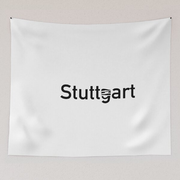 Item preview, Stuttgart town sign Skyline with Mercedes Benz museum designed and sold by Grafikus.