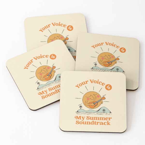 Item preview, Your Voice is My Summer Soundtrack designed and sold by MocaCreative.
