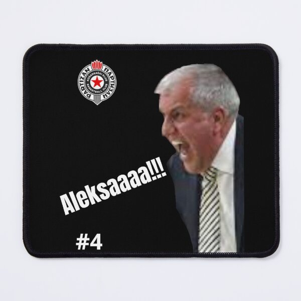 Item preview, BC Partizan Belgrade- Zeljko Obradovic and his famous scream: "ALEKSAAA!!! designed and sold by LjuboDesign.