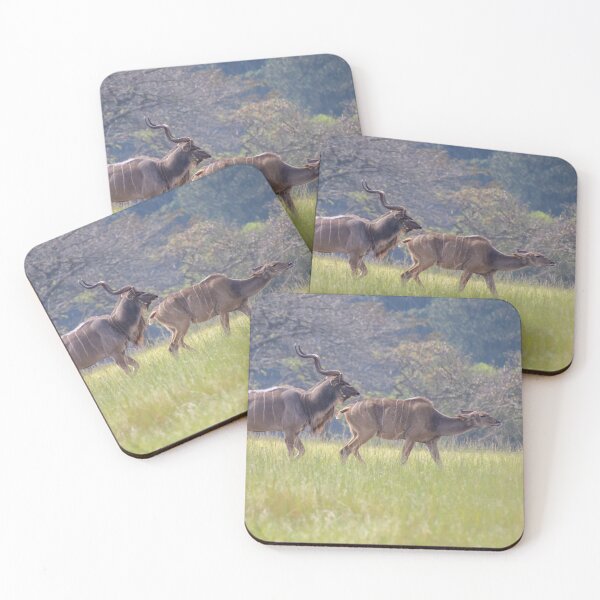 Item preview, Male and Female Kudu Antelope in the Jungle designed and sold by SafariByMarisa.