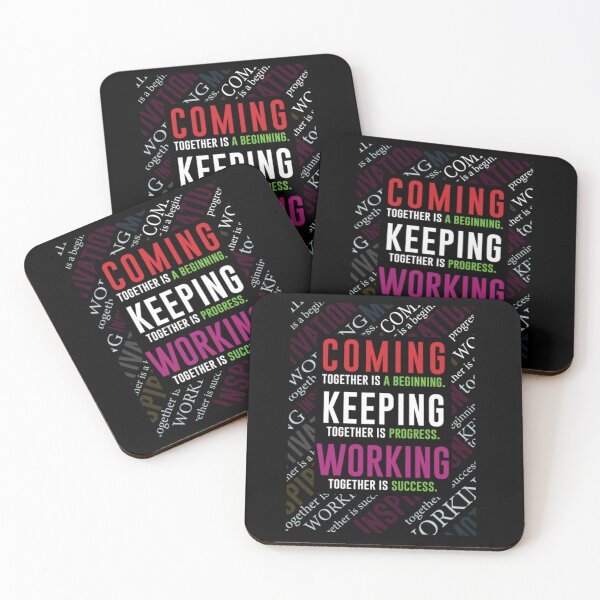 Item preview, coming a beginning keeping together is progress working together is success designed and sold by vinezmicto.