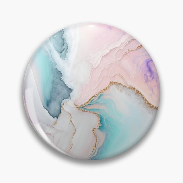 Item preview, Liquid abstract marble painting background print with a rose blue-gray gold glitter texture.. designed and sold by anytka.